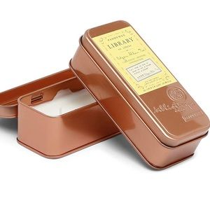 Paddywax Candle Library Collection Scented Travel Tin Candle, Edgar Allan Poe